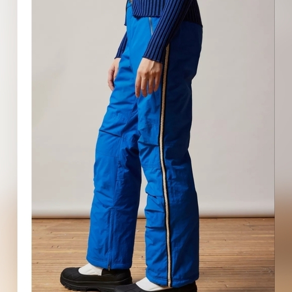 Urban Outfitters BDG Nina Nylon Ski Pants in Blue Stripe Size 16 NWT - Picture 3 of 11